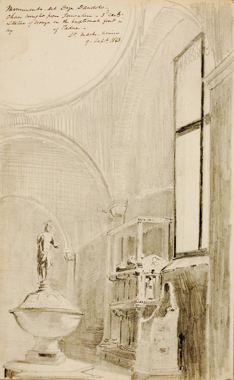 Monument for Dogen Dandolo, Venedig af Miner Kilbourne Kellogg