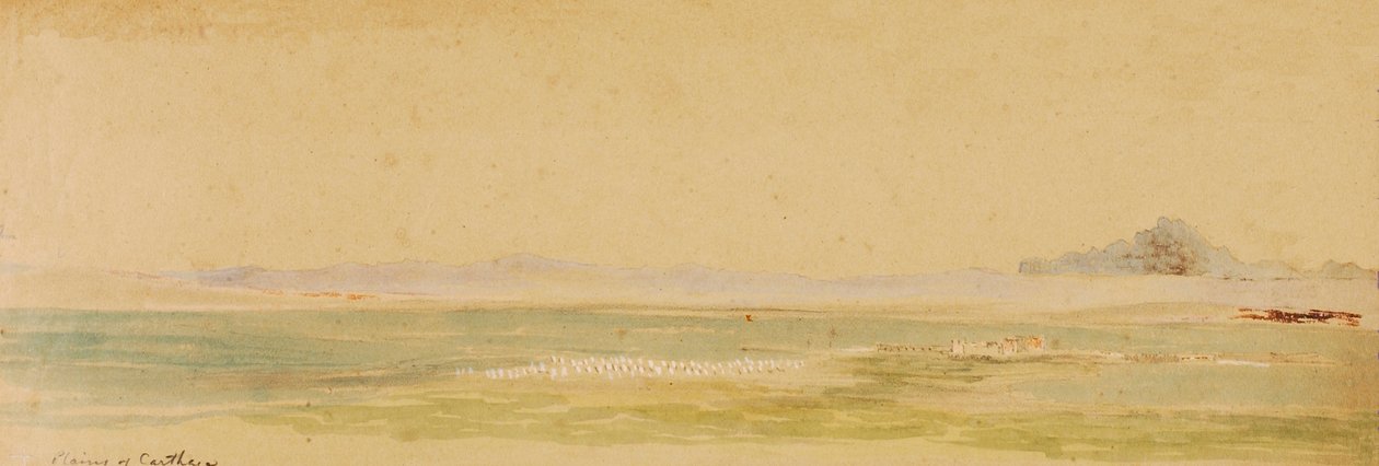 Kartago-sletten, 1854. af Miner Kilbourne Kellogg