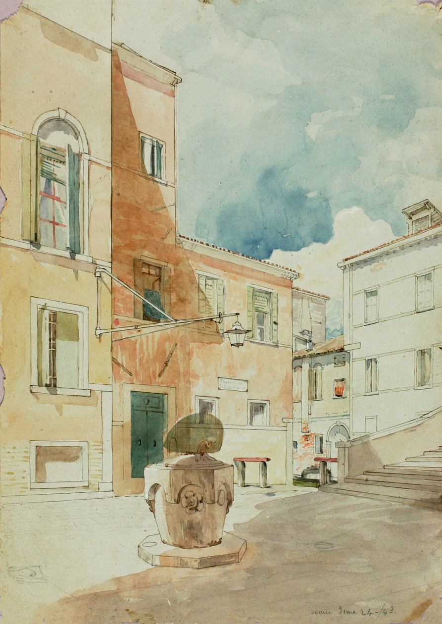 Venedig, 1843. af Miner Kilbourne Kellogg
