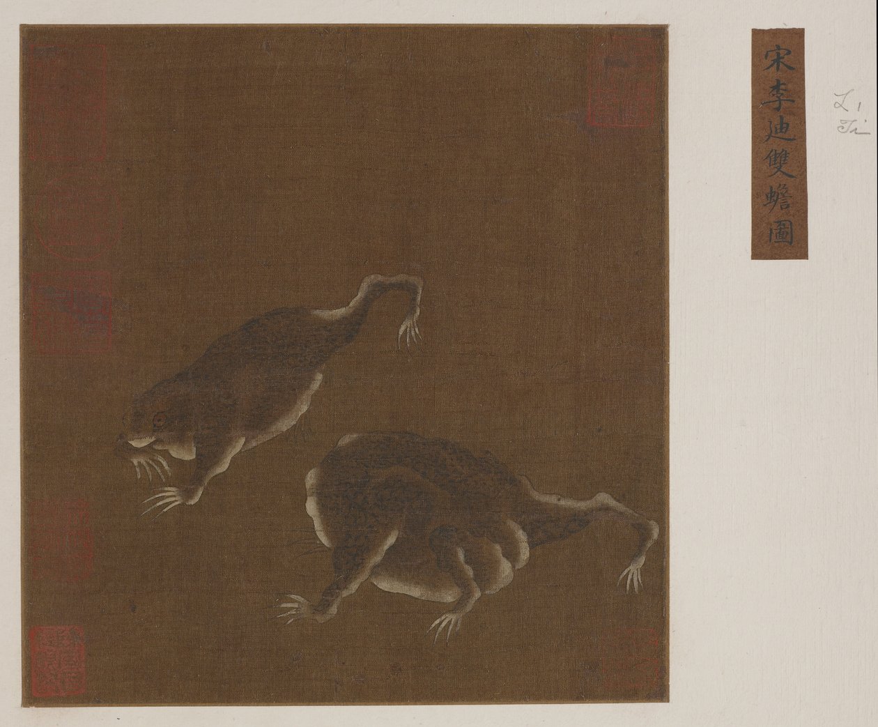 Et par trebenede tudser af Ming Dynasty Chinese School