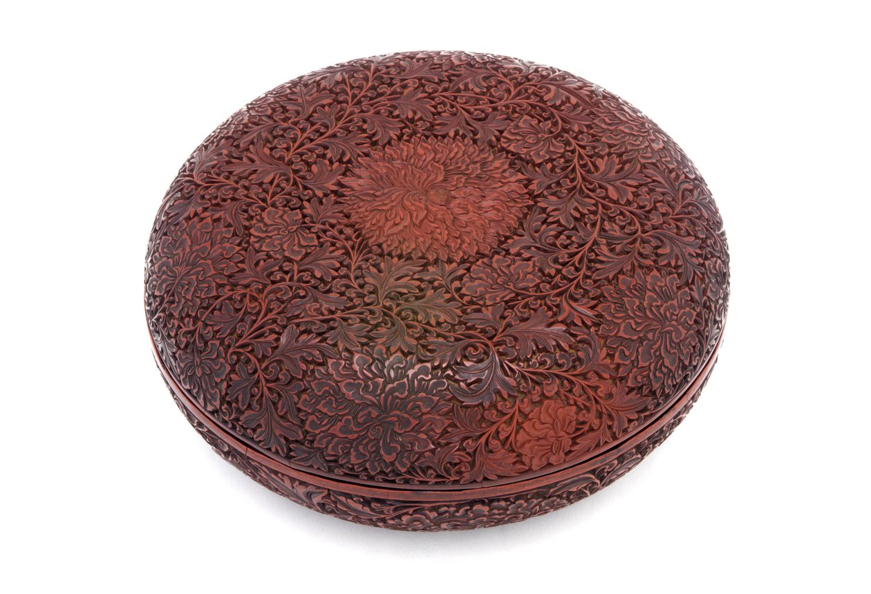Cirkulær æske, 1522-1566 af Ming Dynasty Chinese School