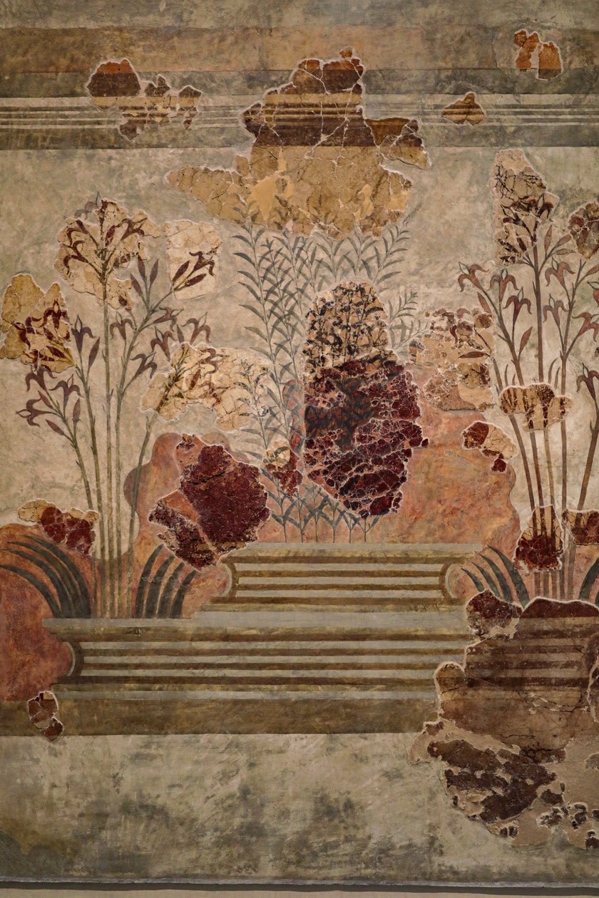Panel af "Liliy Frescoes" af Minoan
