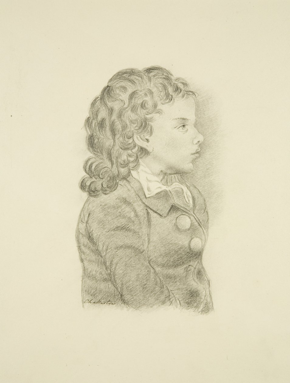 Formodet Portræt af Chatterton af Miss Livett