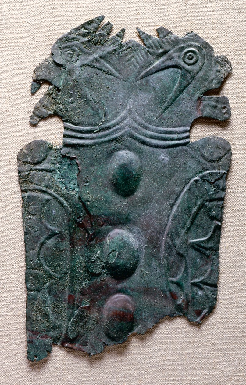 Wulfing plade, Missouri, 1200-1400 (kobber) af Mississippian culture