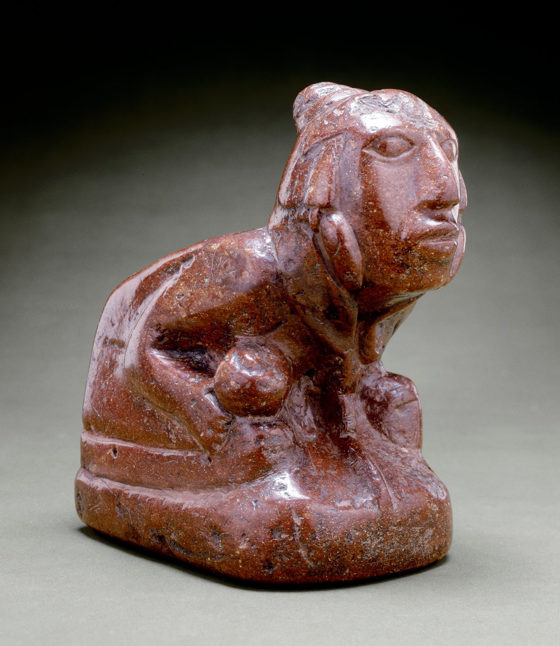 Menneskelig billedrør, Cahokia, 1000-1300 (bauxit) af Mississippian culture