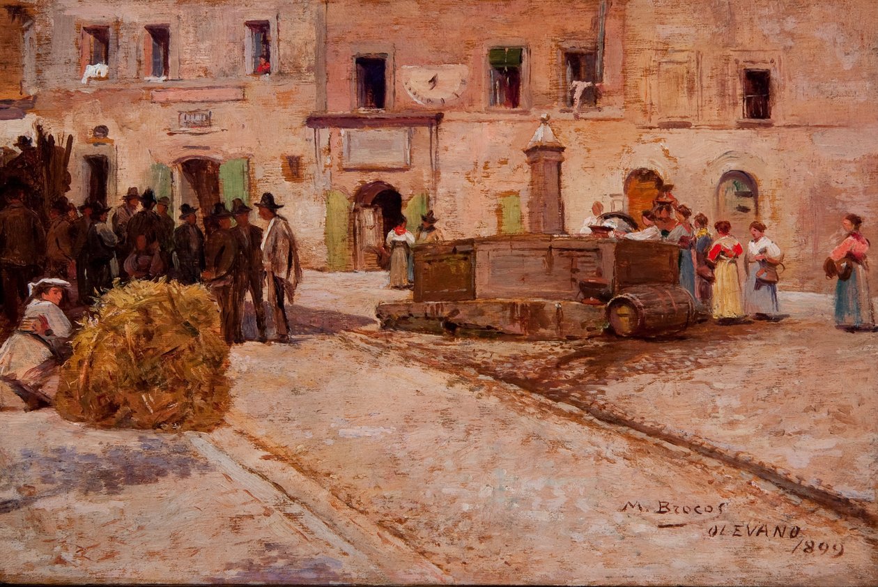 Olevano Romano, Italien af Modesto Brocos Gómez