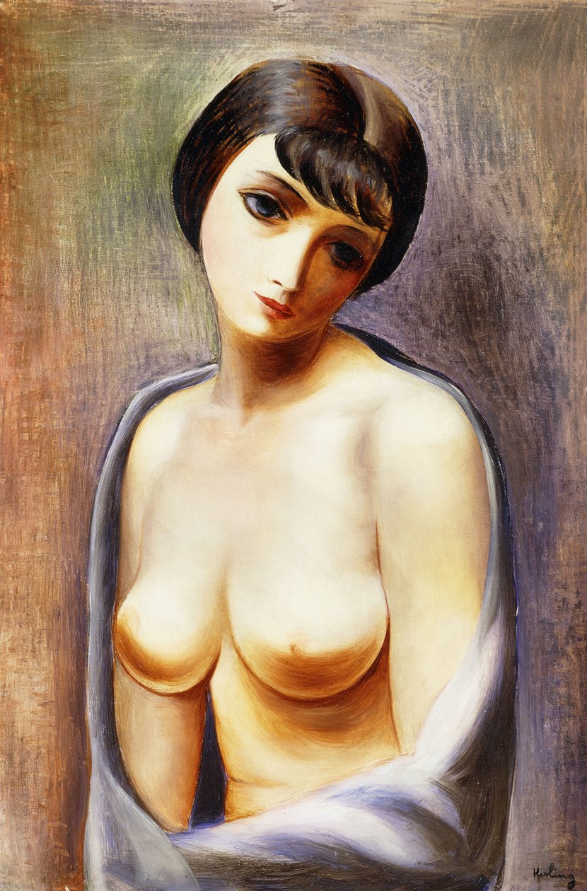 Buste af pige; Buste de Jeune Fille af Moise Kisling