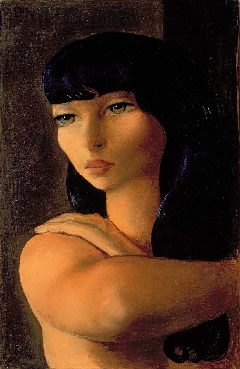 Little Brunette, ca. 1930 (olie på lærred) af Moise Kisling