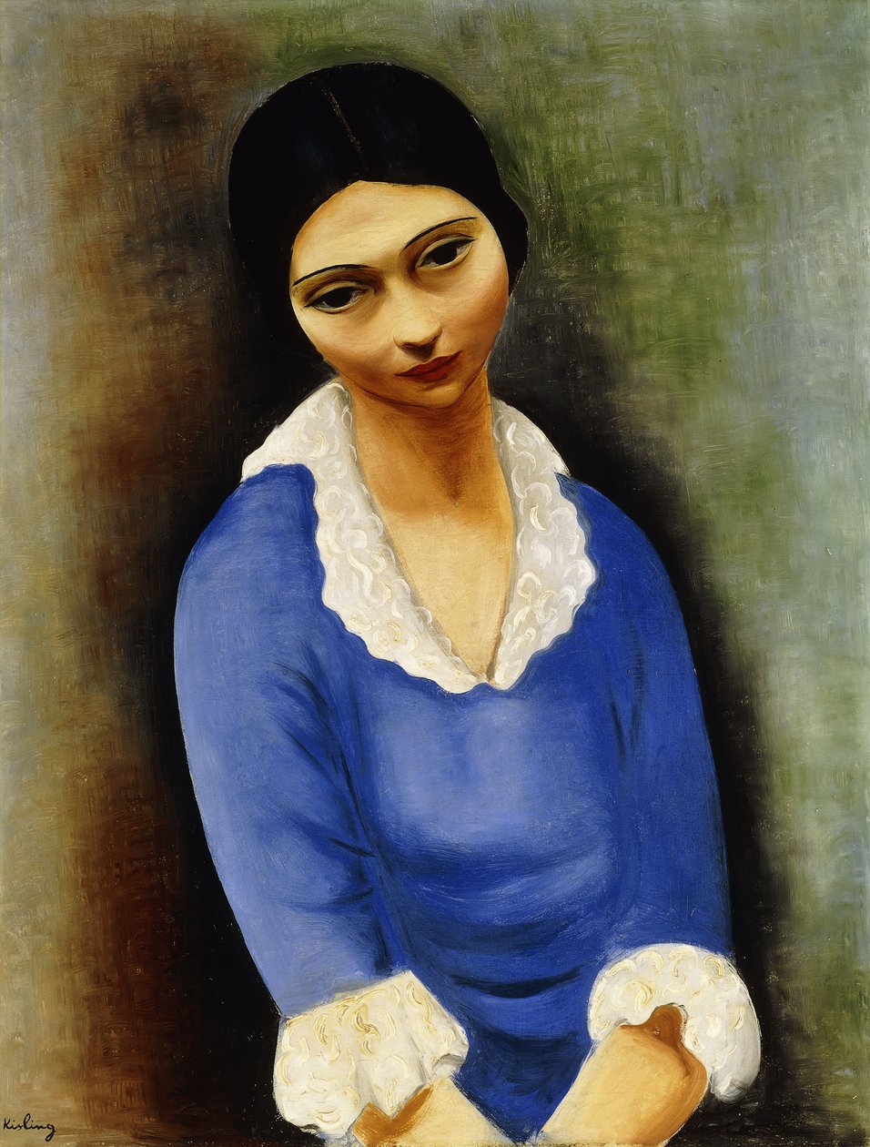 Portræt af fru Brailowsky af Moise Kisling