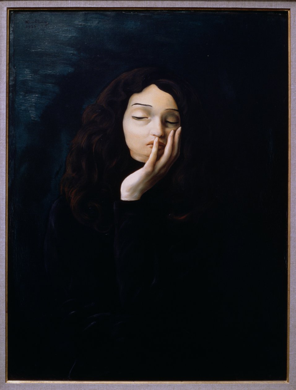 Portræt af Claudia af Moise Kisling