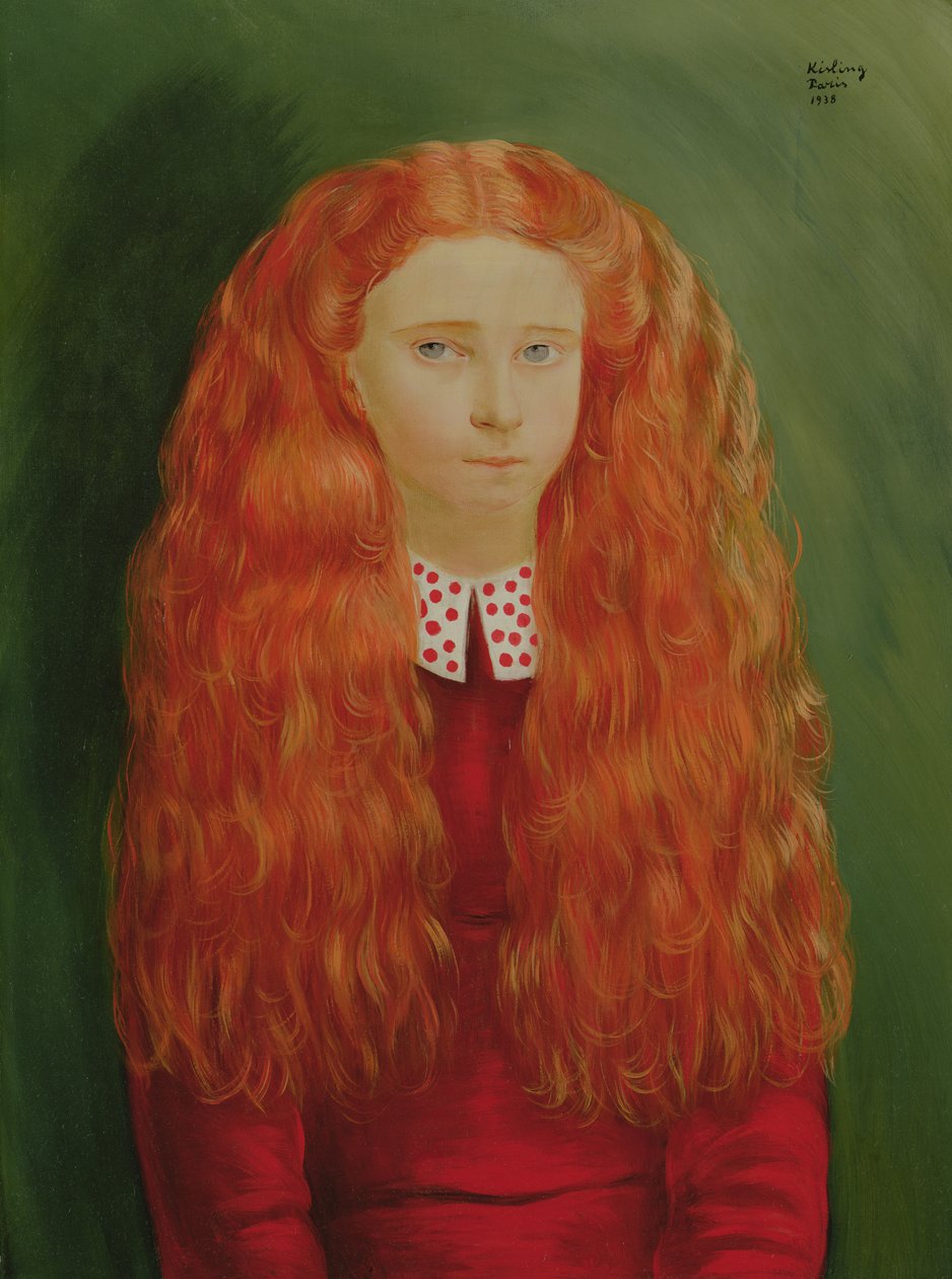 Portræt af Rosine Fels af Moise Kisling