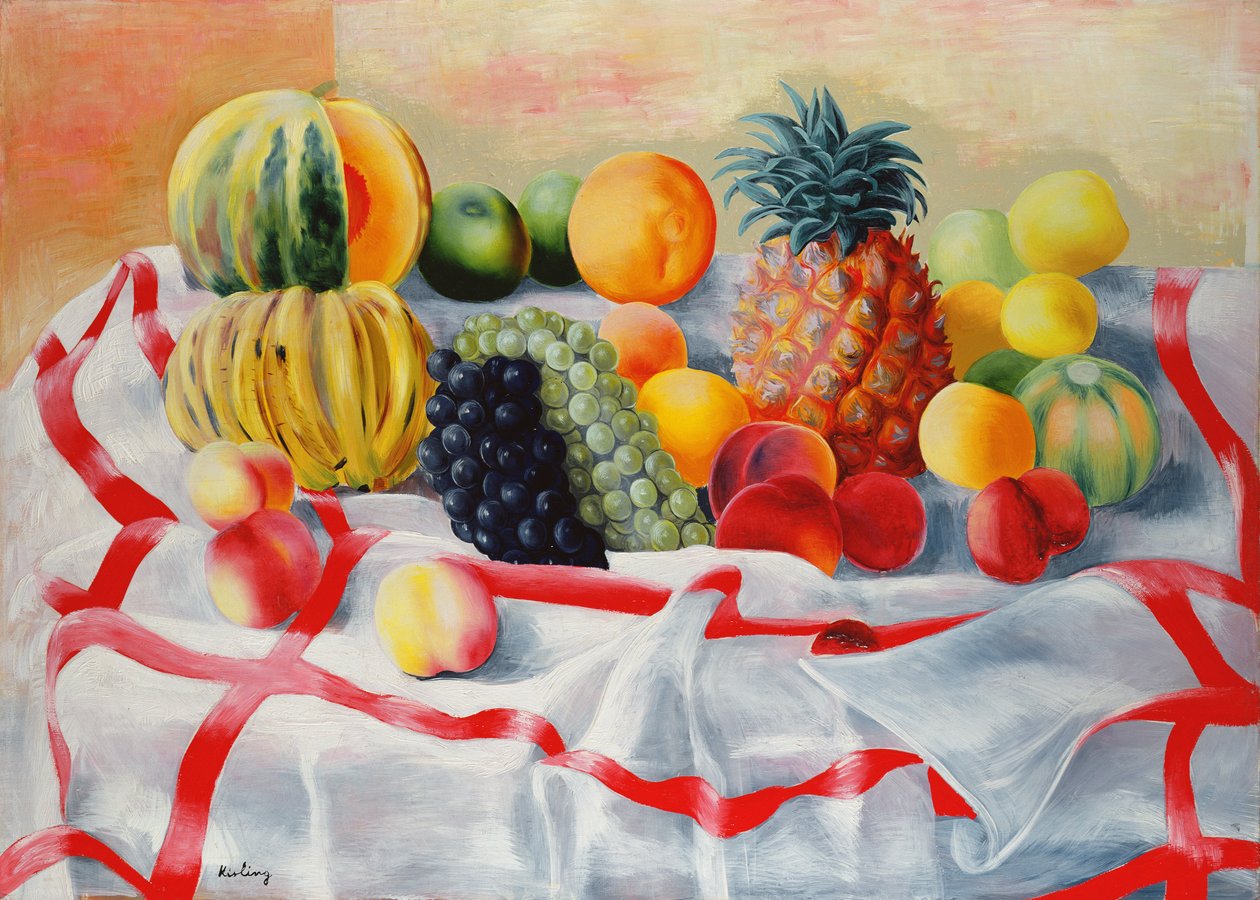 Stilleben med frugt af Moise Kisling