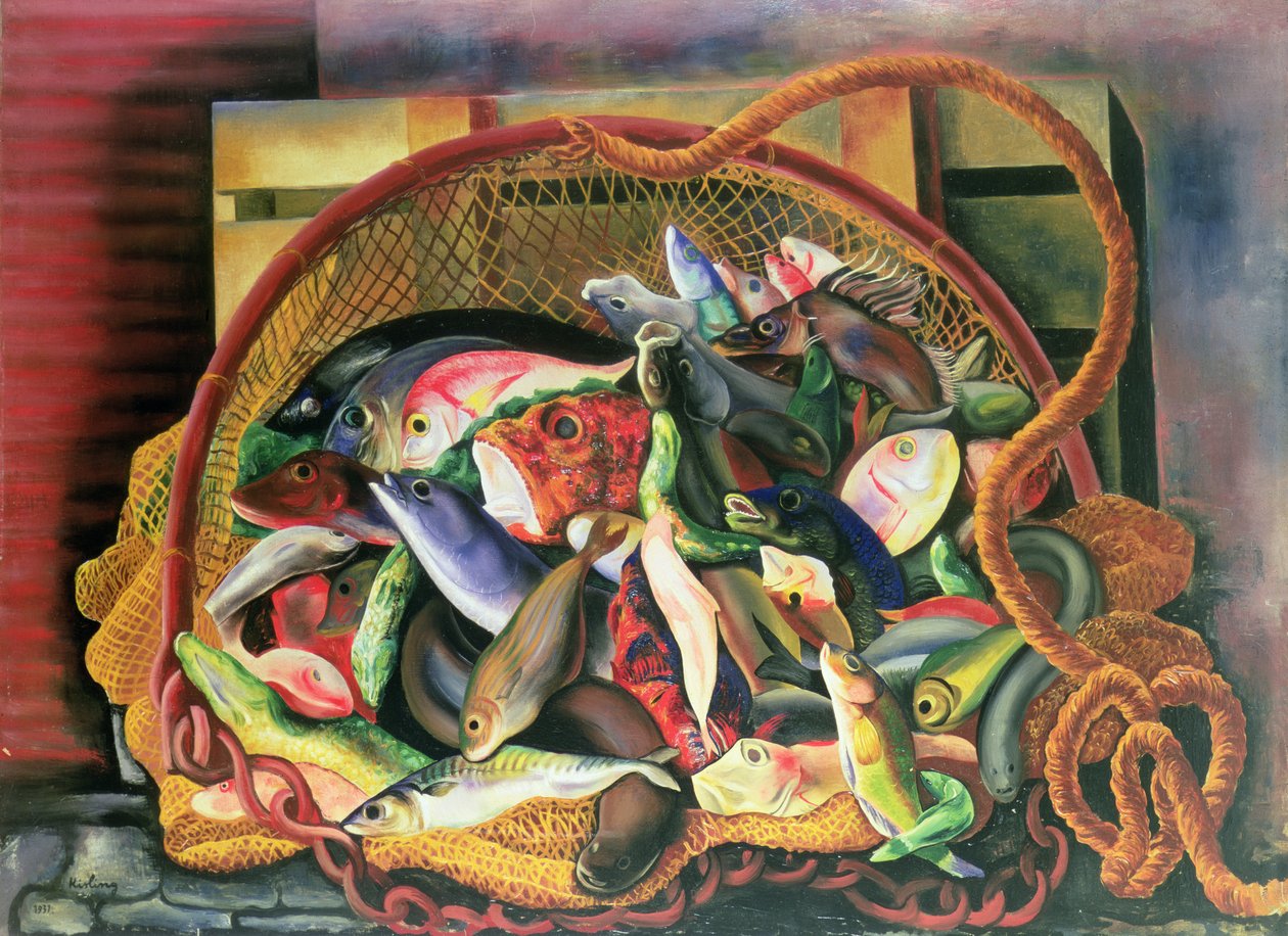Fisken (maleri) af Moise Kisling