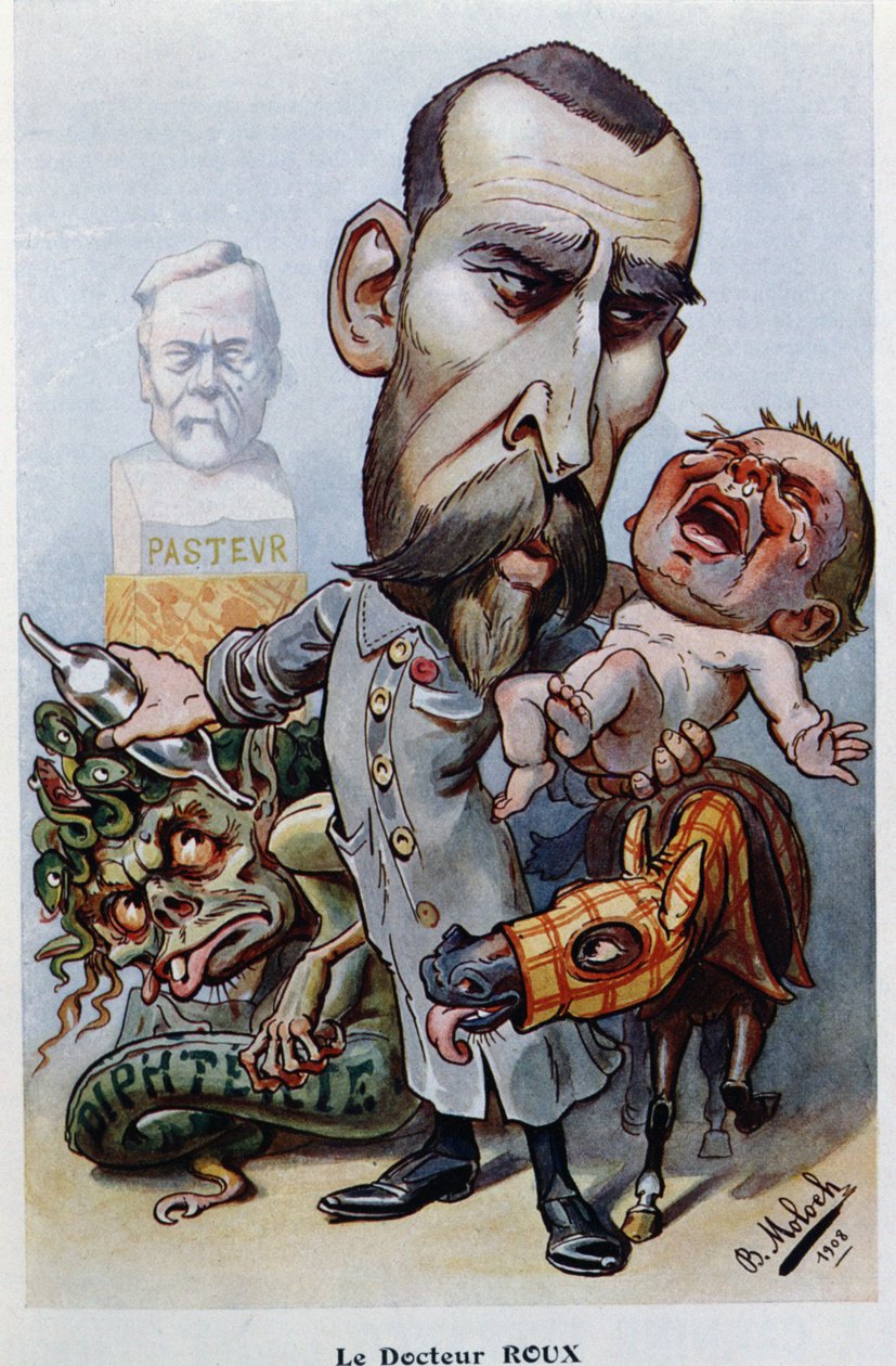 Dr. Emile Roux (1853-1933) og difteri, fra 