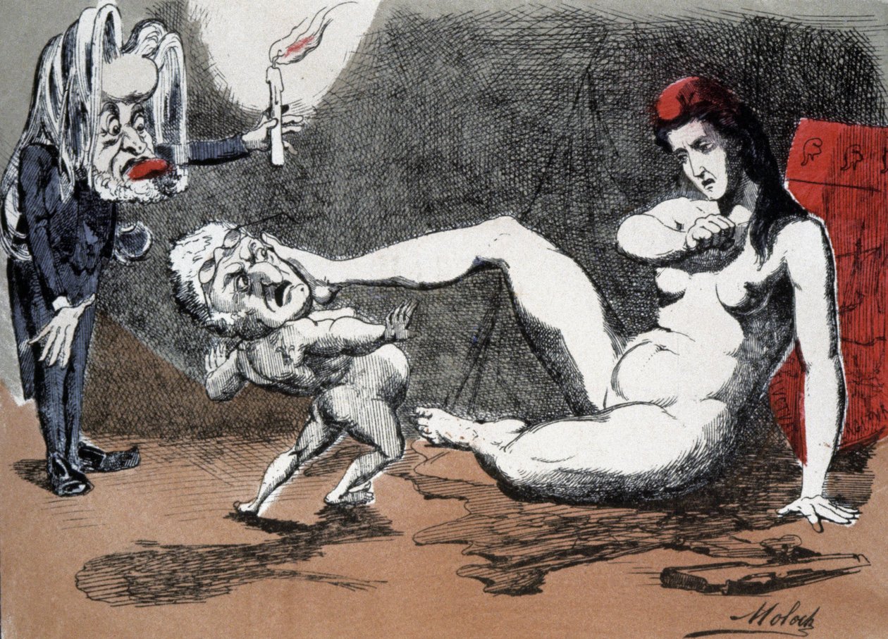 Thiers og Marianne af Moloch (1849 1909)