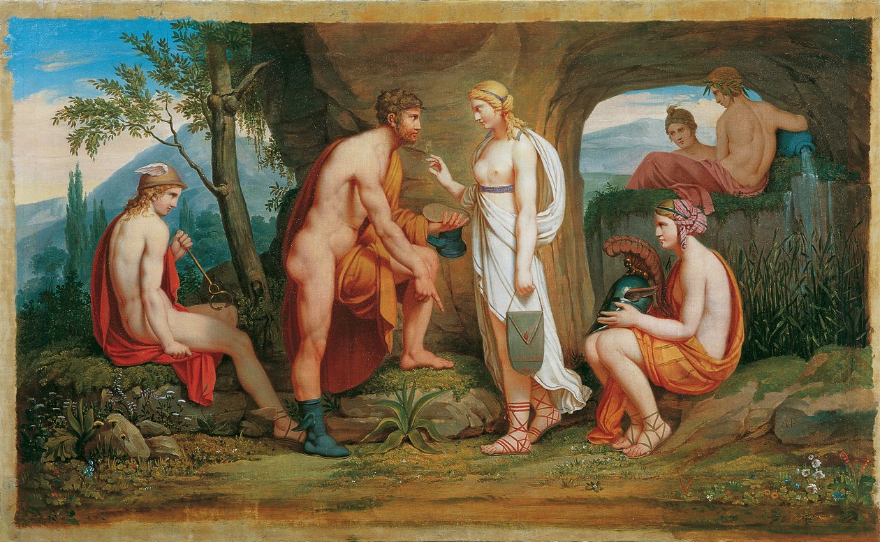 Perseus og nymferne af Monogrammist A. P.