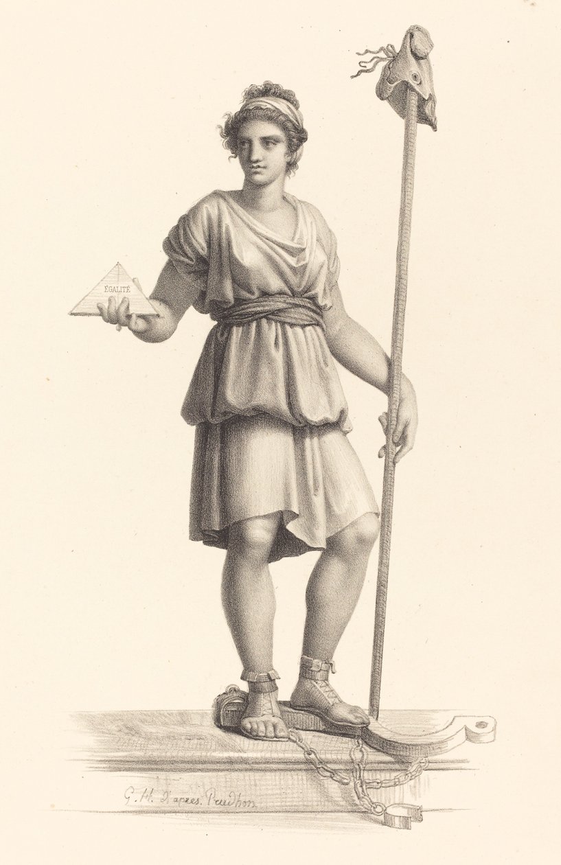 Den franske republik af Monogrammist G.H. after Pierre Paul Prud