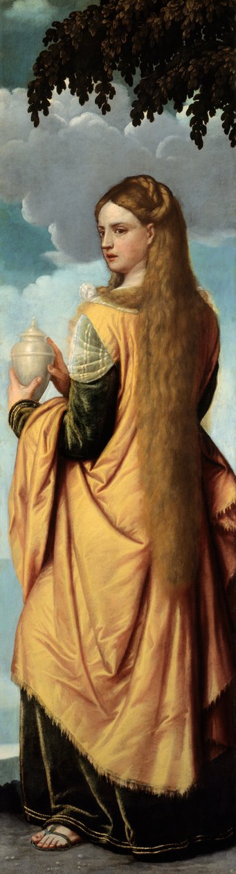 Maria Magdalene, 154050. af Moretto da Brescia