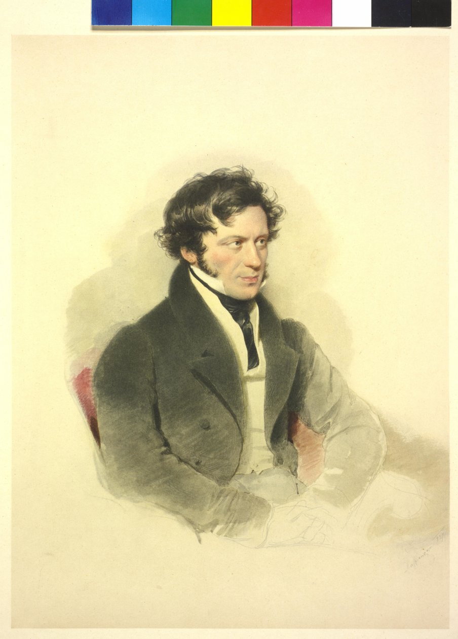 Franz Grillparzer af Moritz Michael Daffinger
