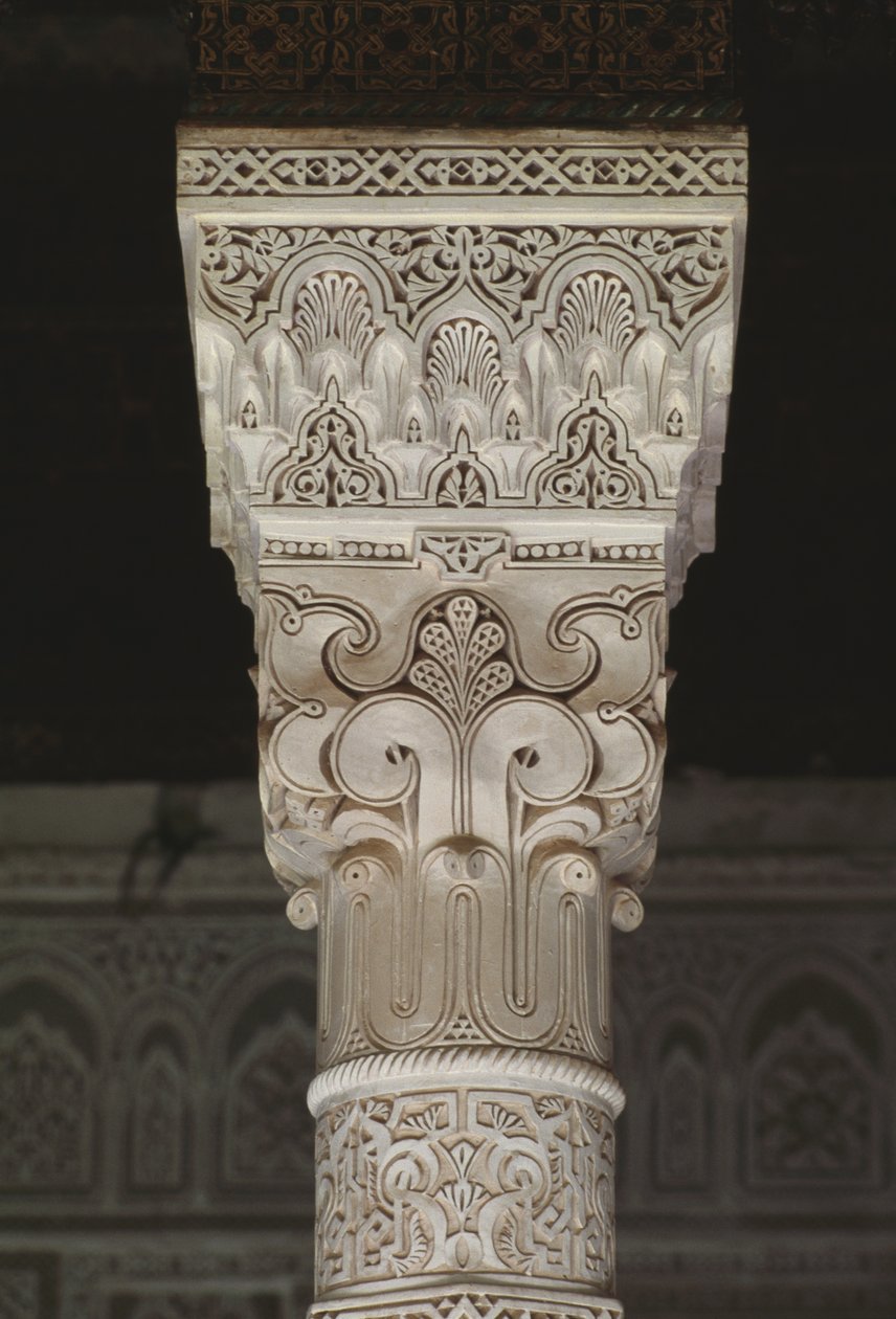 Kasbah af Thamiel glaoui, hovedstad (stuk) af Moroccan School