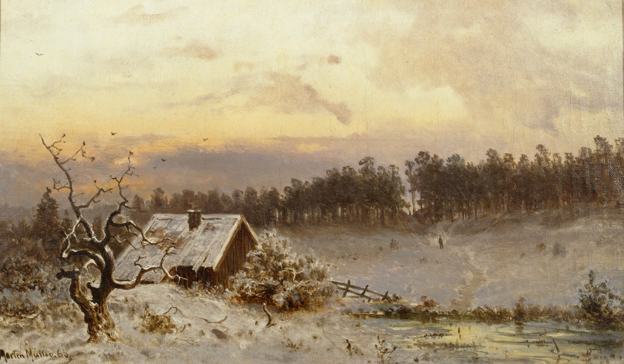 Solnedgang over Hegdehaugen af Morten Muller