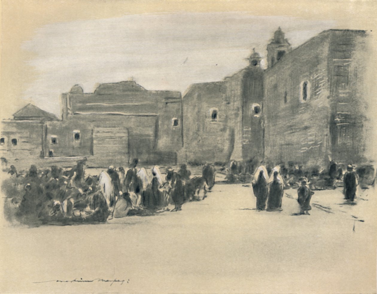 Bethlehem, 1903dani af Mortimer L Menpes