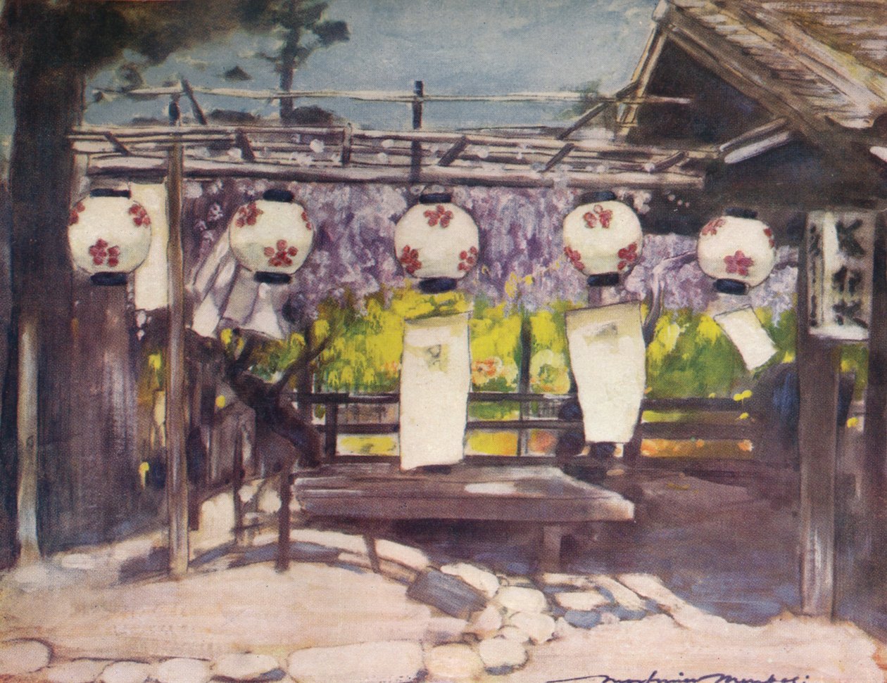 Sun and Lanterns, c1887, 1901dani af Mortimer L Menpes