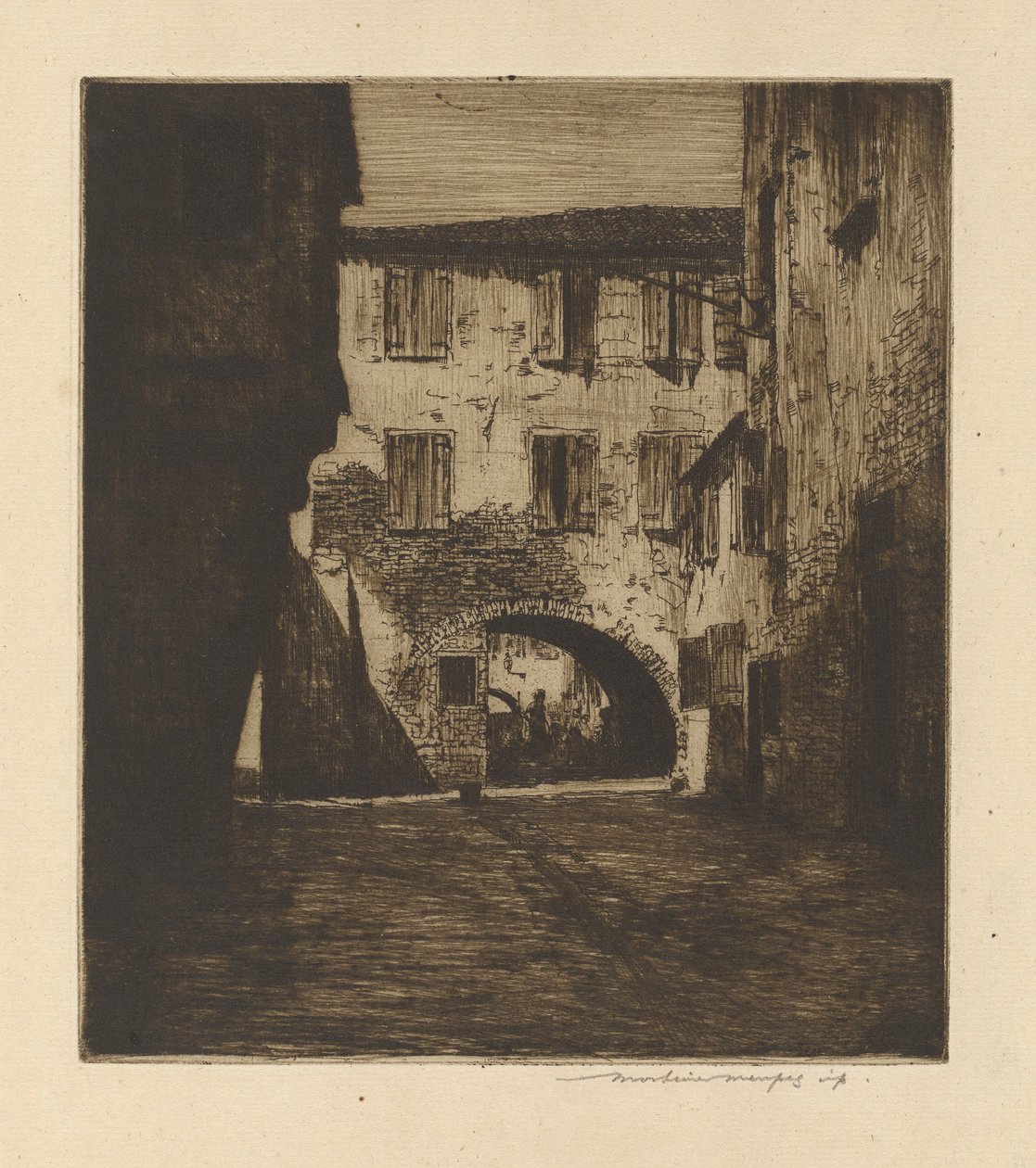 I en sidegade, Chioggia af Mortimer Menpes