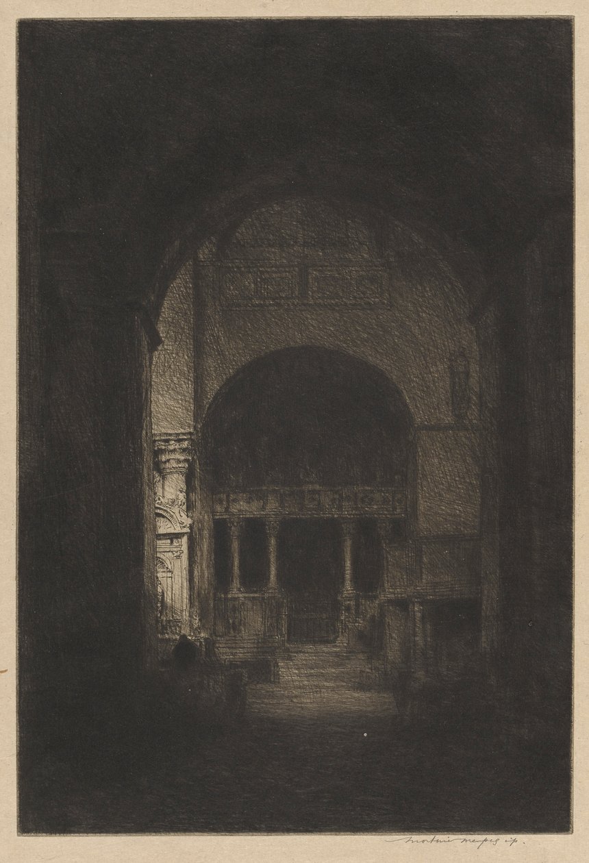 Interiør af St. Mark af Mortimer Menpes