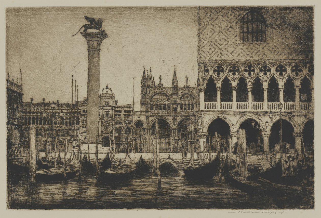 Markuspladsen, Venedig af Mortimer Menpes
