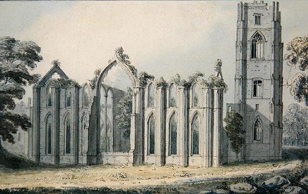 Fountains Abbey (for par se 264335) af Moses Griffith