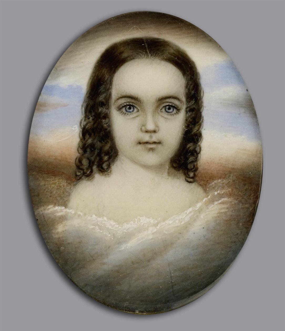 Portræt af en pige af Moses B. Russell