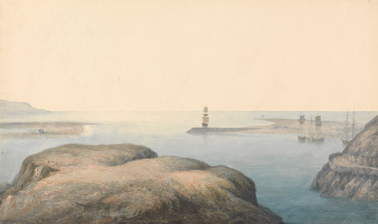 Barmouth Bay af Moses Griffith
