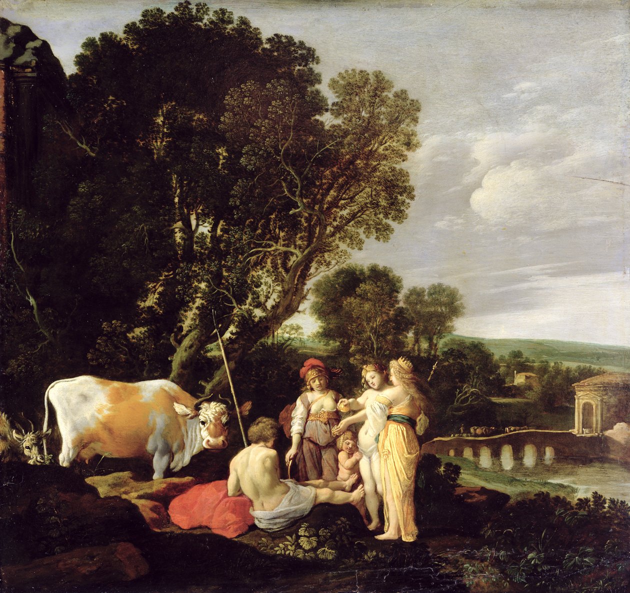 Dommen i Paris, 1626 af Moyses or Moses Matheusz. van Uyttenbroeck