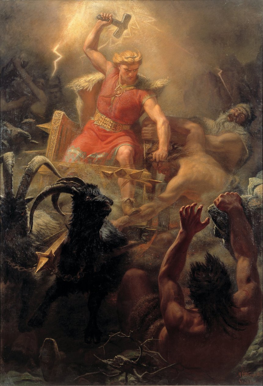 Thors kamp med kæmperne af Mårten Eskil Winge