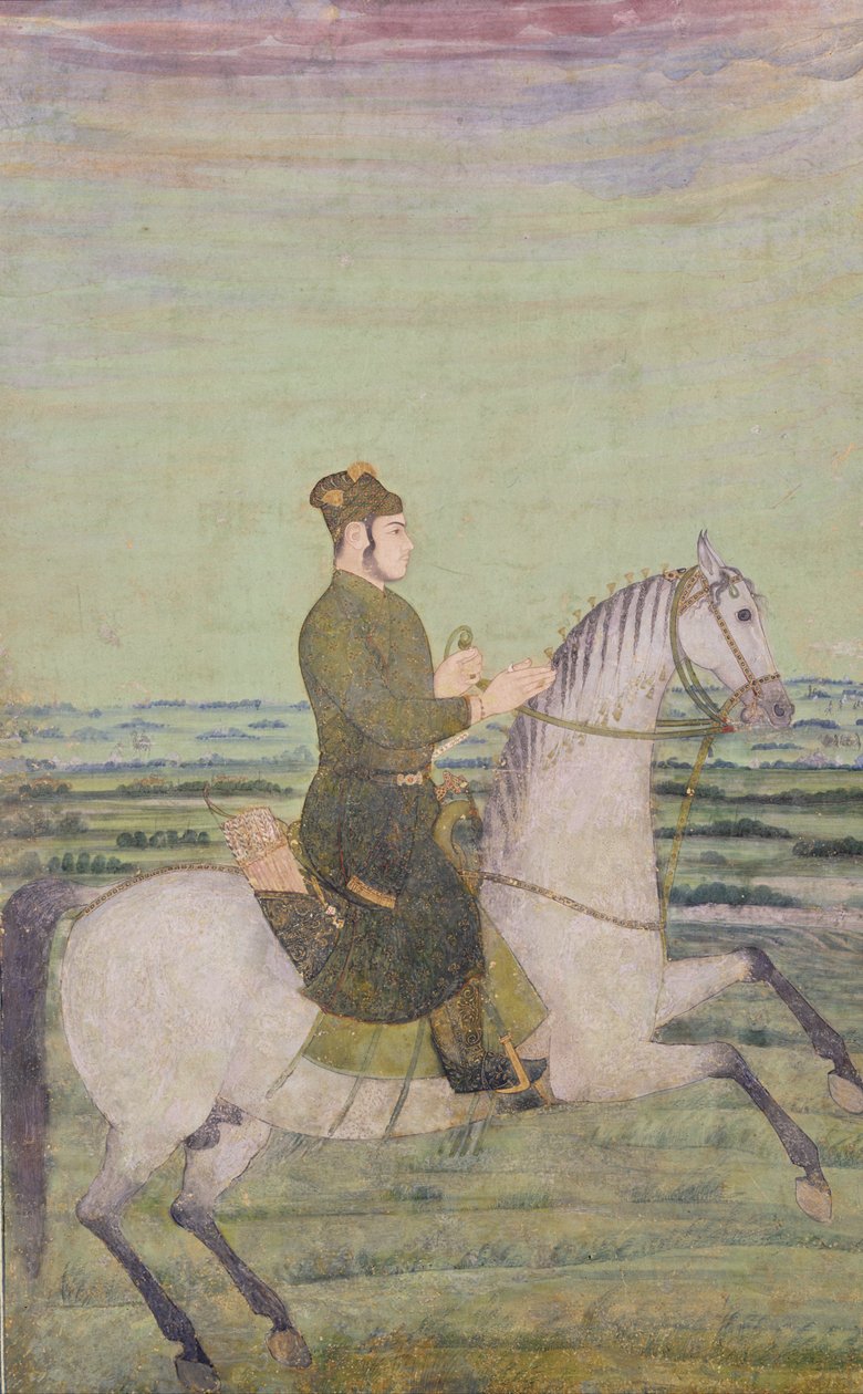 En mogul-adel til hest, ca. 1700 af Mughal School