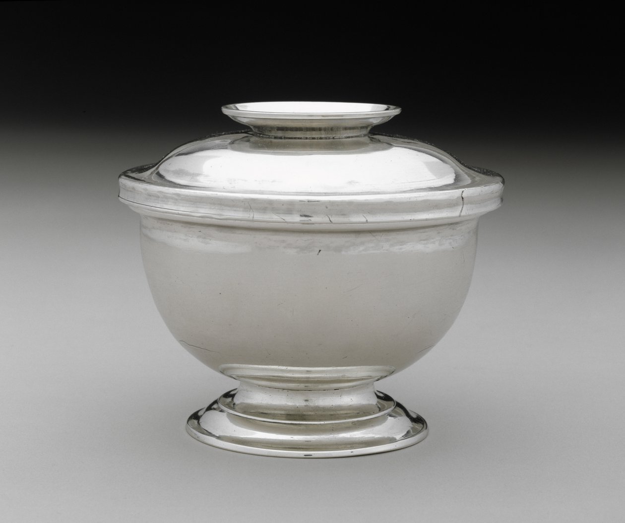 sukkerskål, ca. 1745-1775 (sølv) af Myer Myers