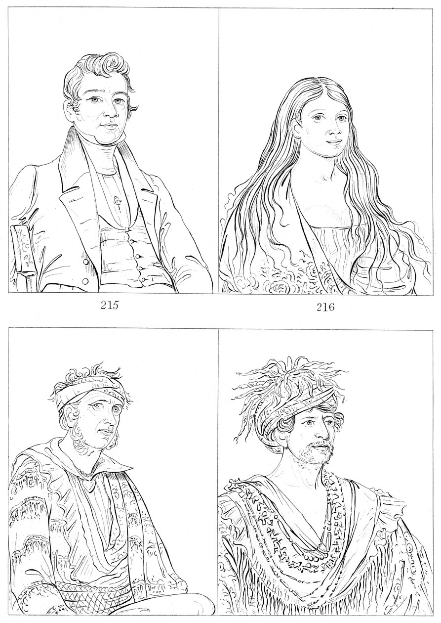 Cherokees, 1841. af Myers and Co