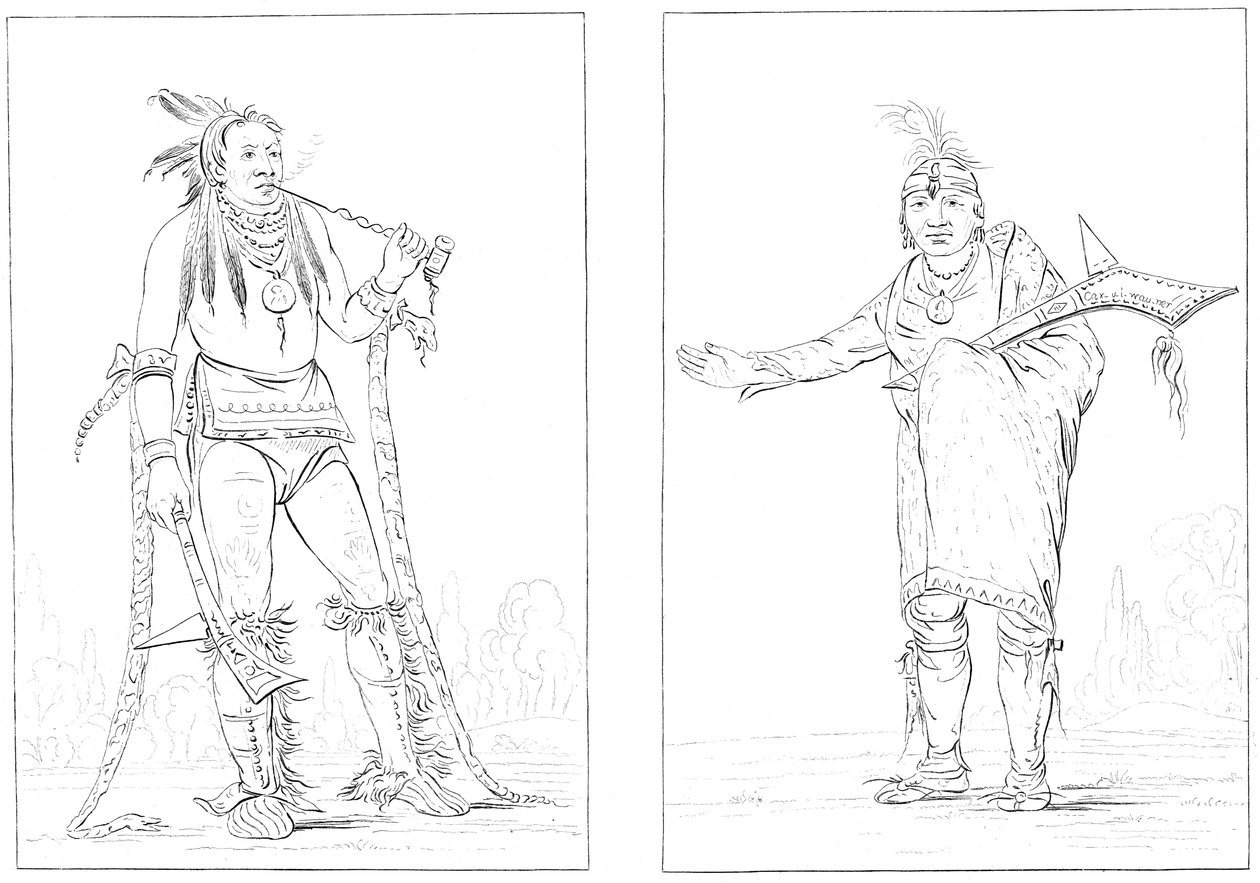 Winnebagoes, 1841. af Myers and Co