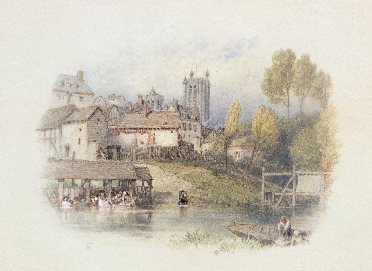 Nantes, Frankrig af Myles Birket Foster