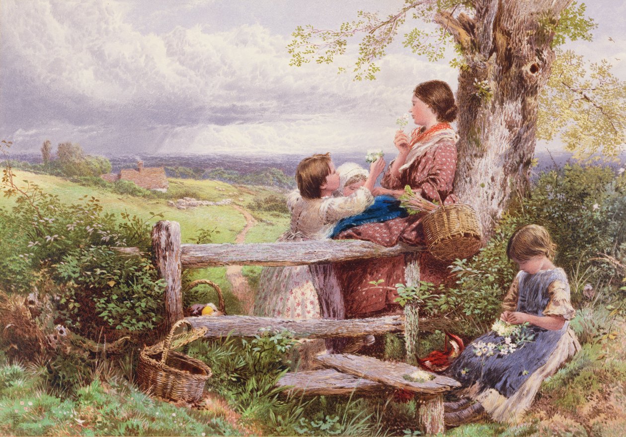 Den rustikke stil af Myles Birket Foster