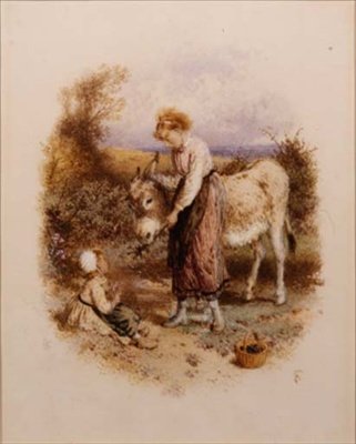 At fodre æsel af Myles Birket Foster