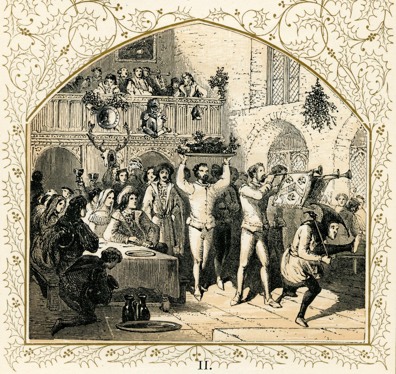 Præsenterer ornes hoved af Myles Birket Foster