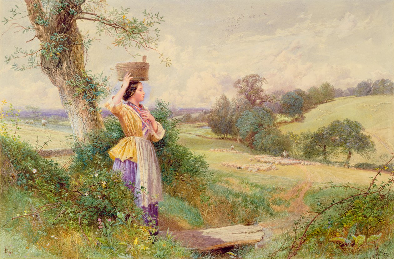 Mælkepigen af Myles Birket Foster