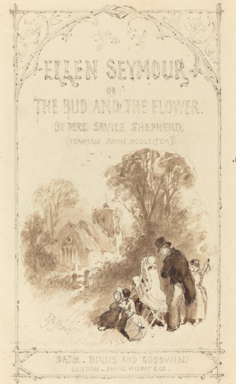 Titelside for "Ellen Seymour" af Myles Birket Foster