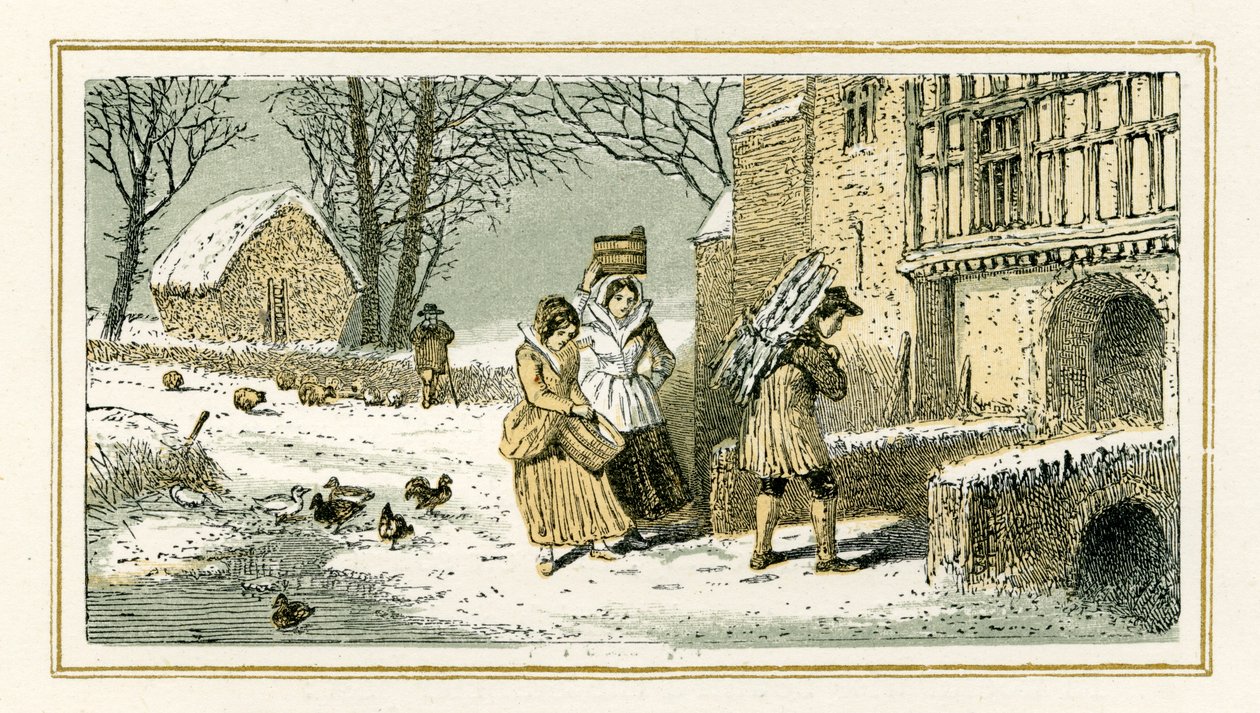 Winter af William Shakespeare af Myles Birket Foster