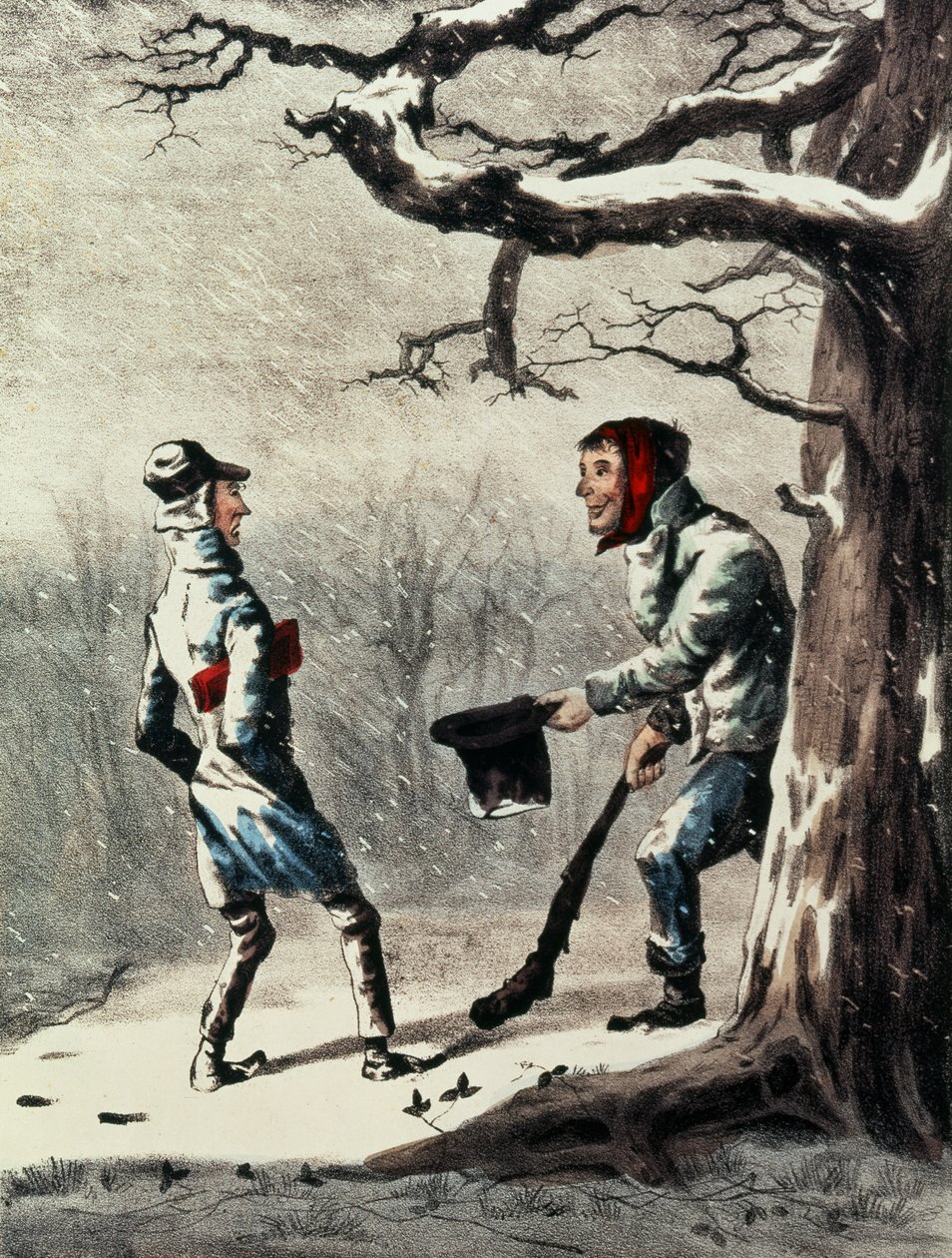Godt nytår af N. and Ives, J.M. Currier