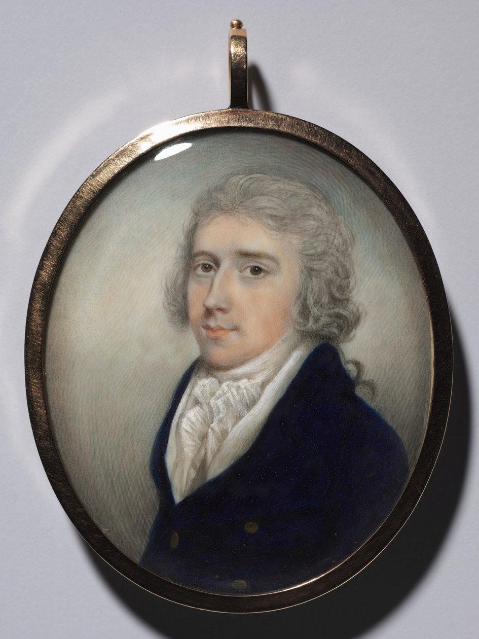 Portræt af en mand, ca. 1795-1800. af N*** Freese