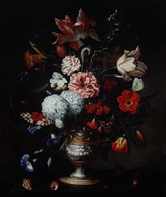 Stilleben (en af et par) af N. Javrillard