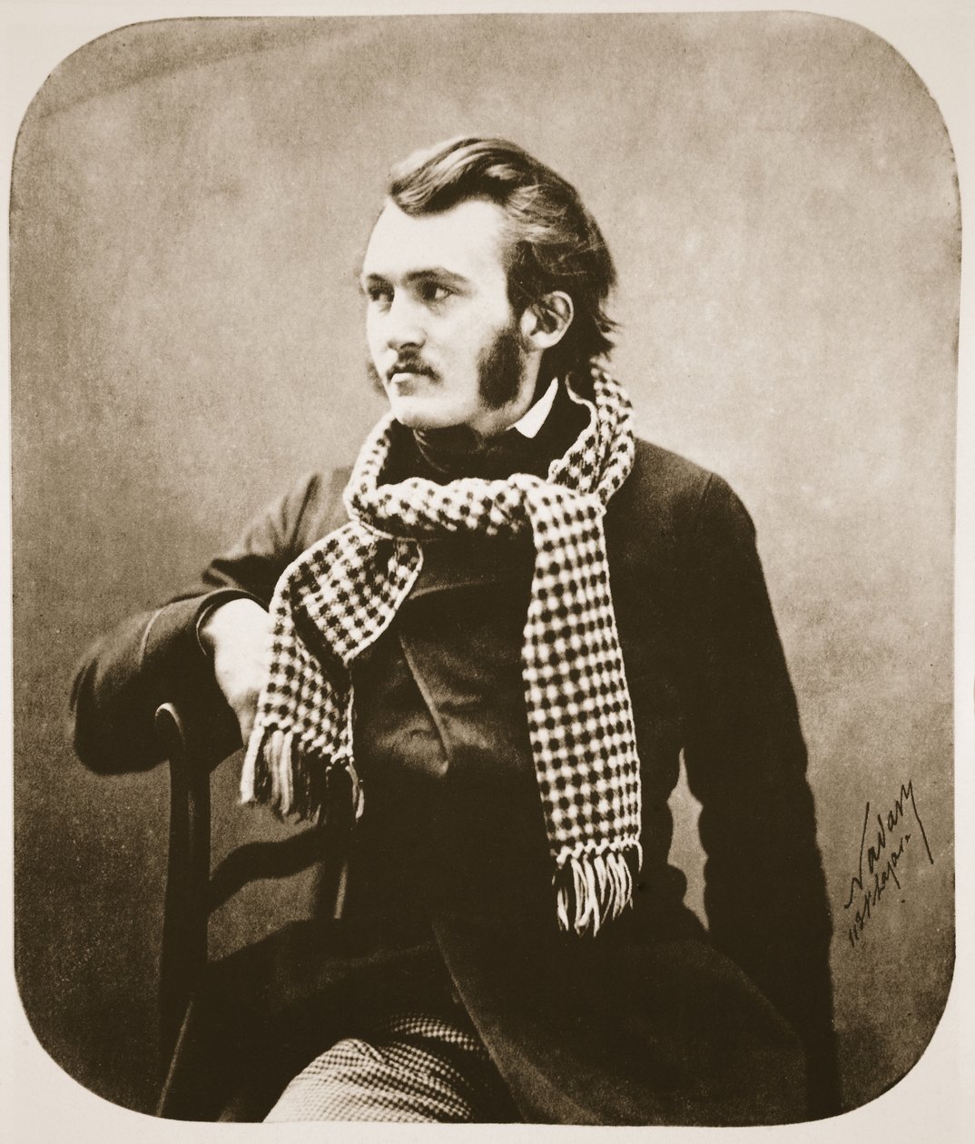 Gustave Dore, 1855 (fotostik) af Nadar